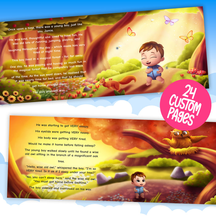 It's Bedtime Personalized Baby Book