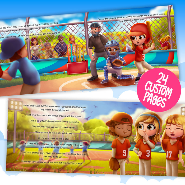 Baseball Star Personalized Story Book