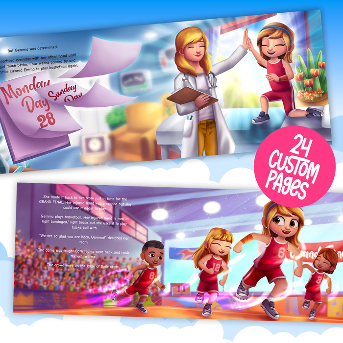 Basketball Star Personalized Story Book