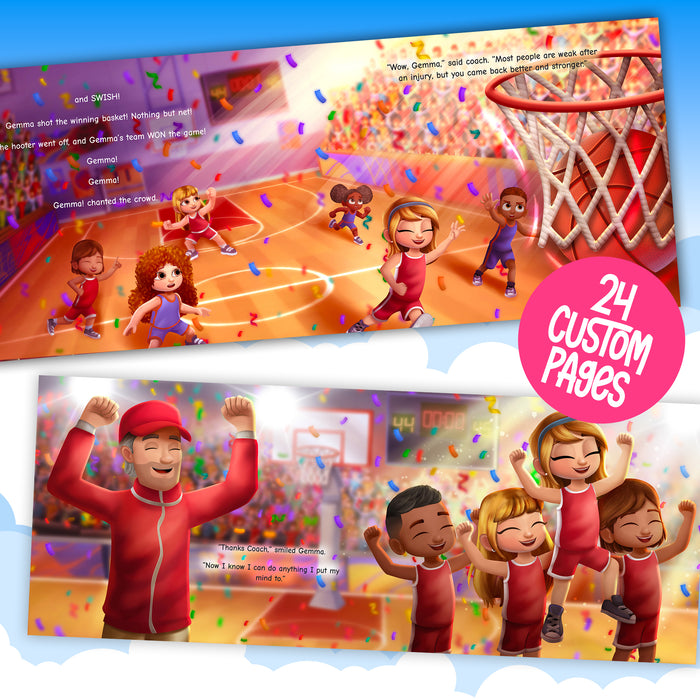 Basketball Star Personalized Story Book