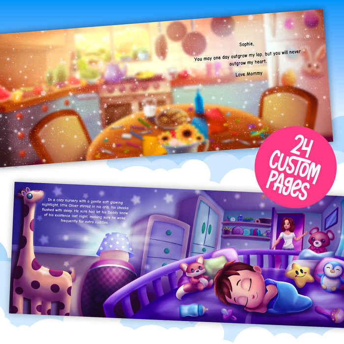 First Fathers Day & First Mothers Day Sleeping Baby