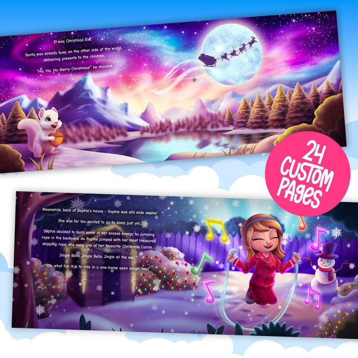 Saves Christmas Personalized Story Book