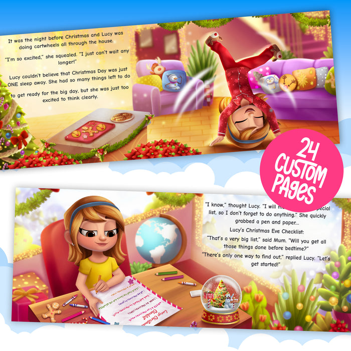 Personalised The Night Before Christmas Story Book