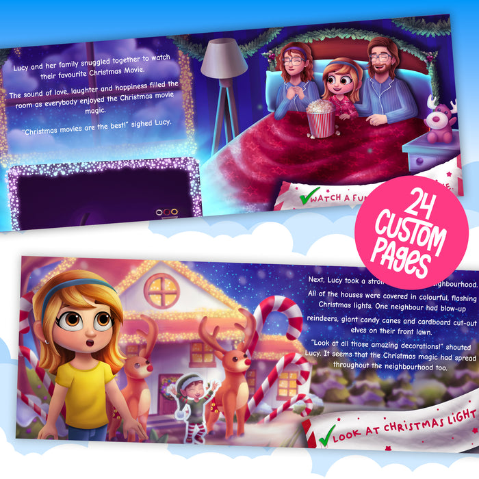 Personalised The Night Before Christmas Story Book