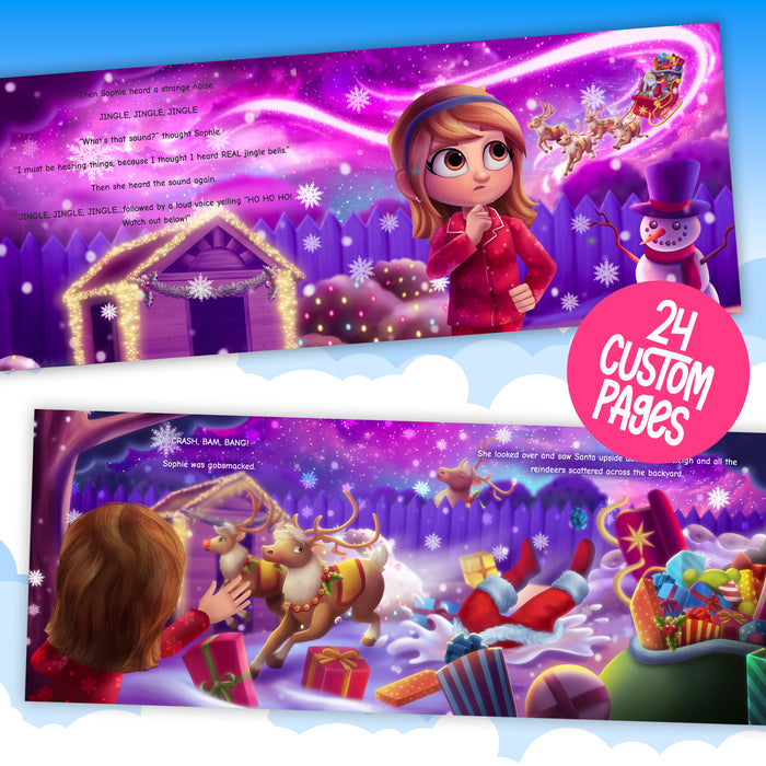 Saves Christmas Personalized Story Book