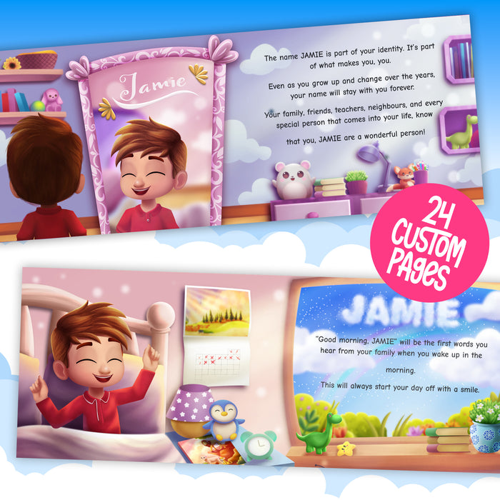 Special Name Personalized Story Book preview of inside pages