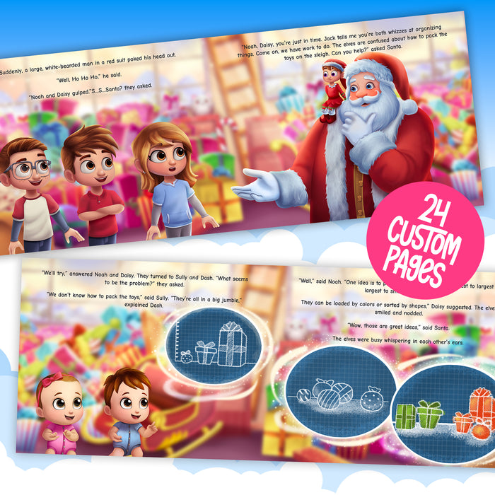 Christmas Elf Adventure Story Book for Babies