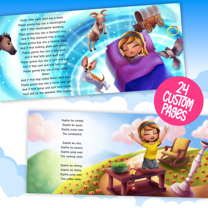 Personalized nursery rhymes storybook for children preview