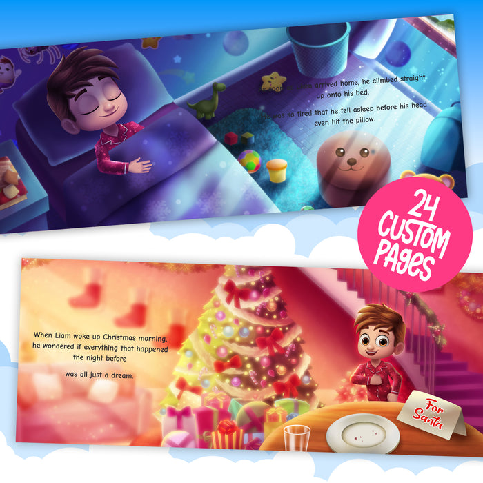 Personalized Christmas Children's Book Santa Visits 9
