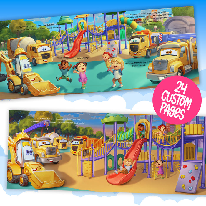 The Little Digger Personalized Story Book