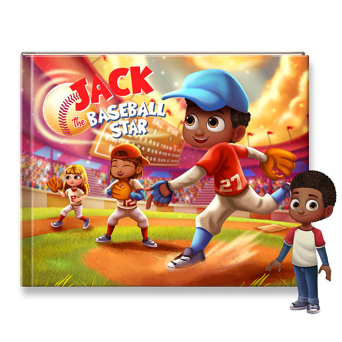 Baseball Star Personalized Story Book