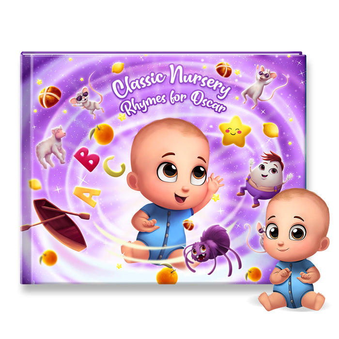 Classic Nursery Rhymes book for baby custom book cover