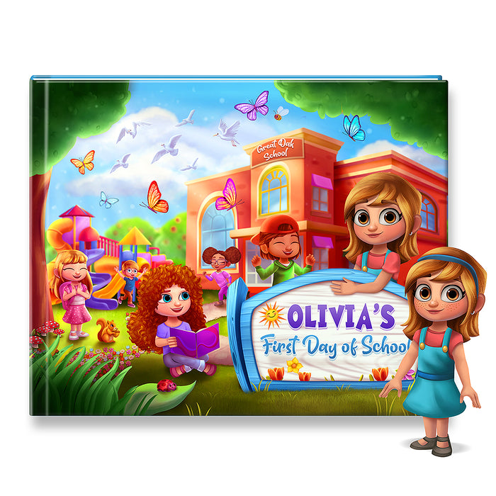 First Day of School Personalized Story Book