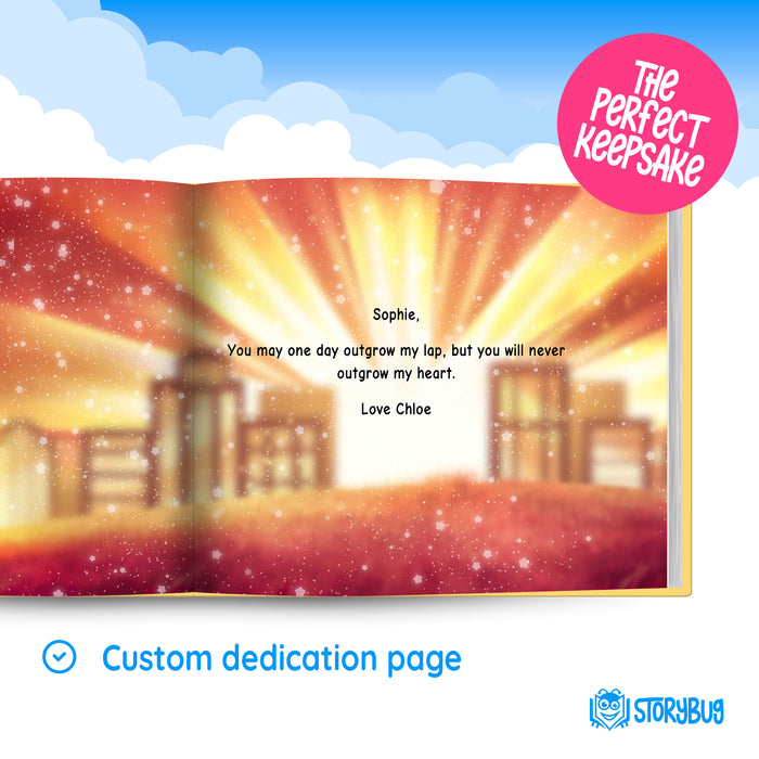 Dad is the Super Hero Personalised Story Book