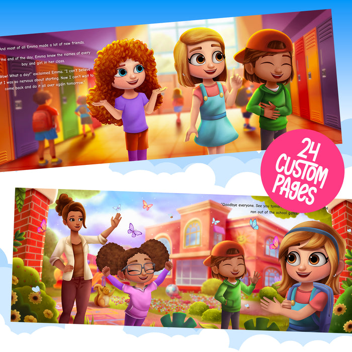 First Day of School Personalised Story Book