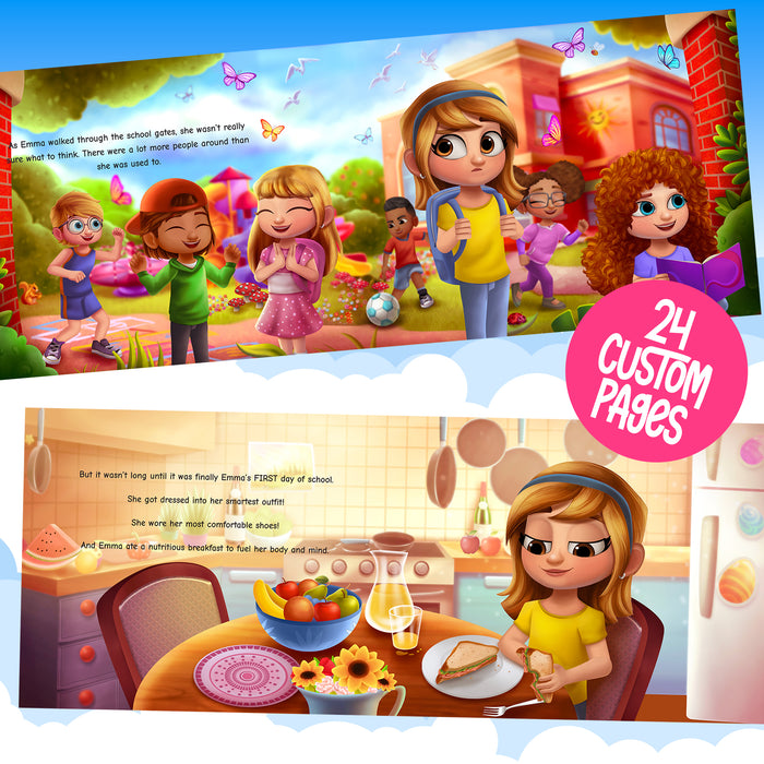 First Day of School Personalised Story Book