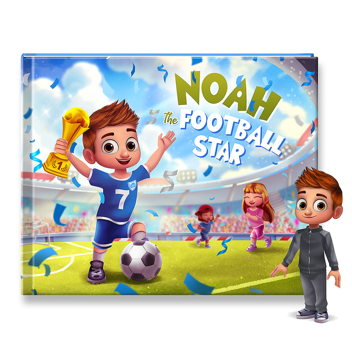 Football Star Personalised Story Book