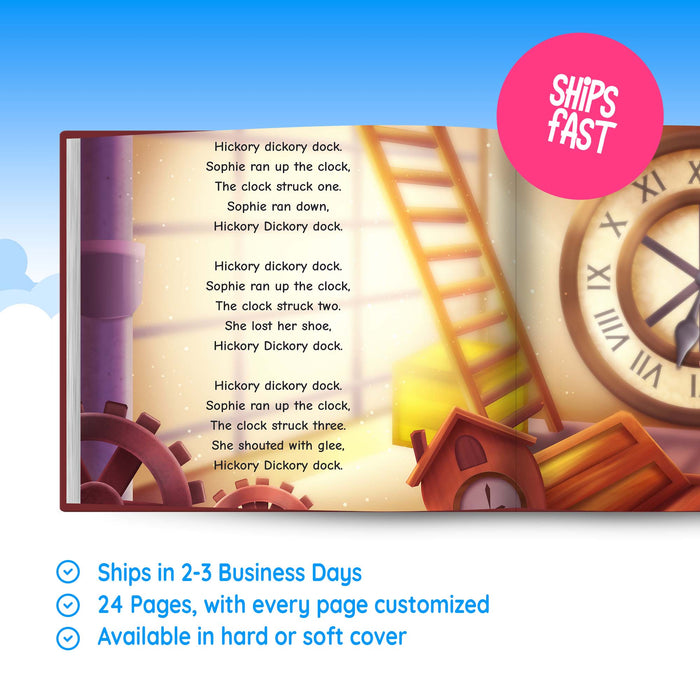 Personalized nursery rhymes storybook for kids custom preview