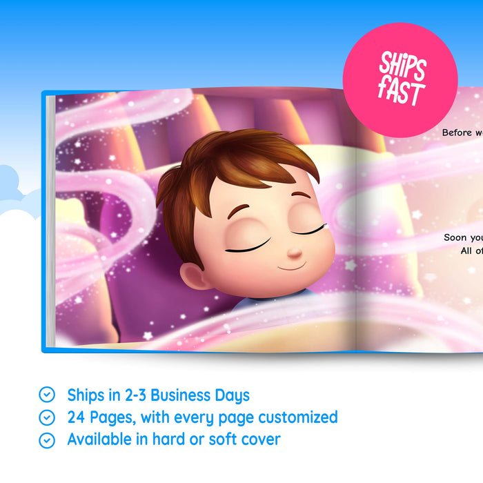It's Bedtime Personalized Baby Book