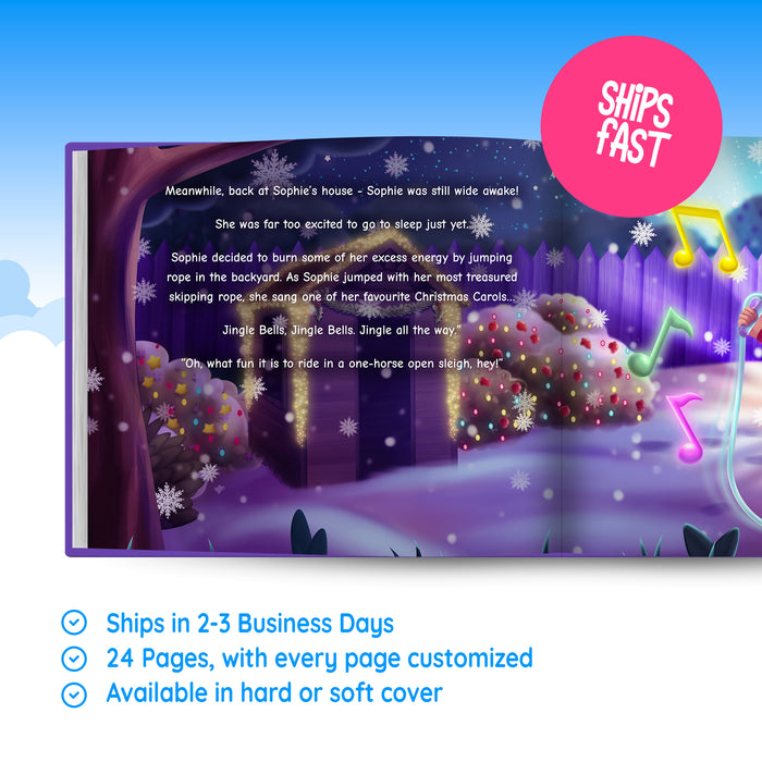 Saves Christmas Personalized Story Book