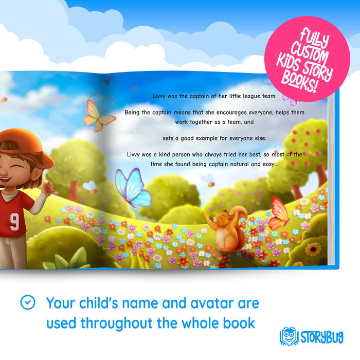 Baseball Star Personalized Story Book