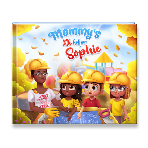 a poster for a personalized childrens book called mommys little helper