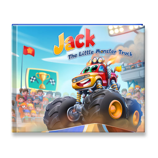 Cover of Monster Truck book for kids