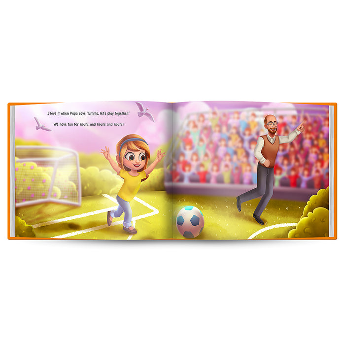 Internal pages of my papa is my world story book