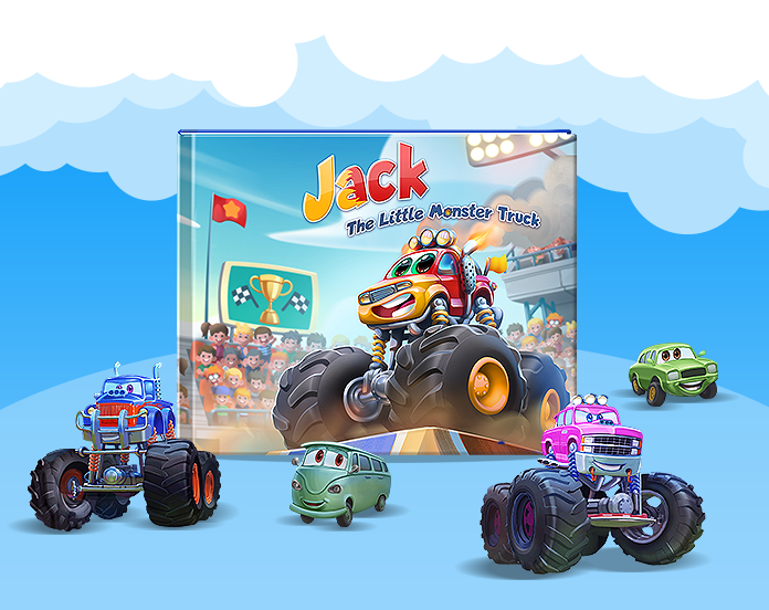Monster Truck Personalized Story Books — Story Bug