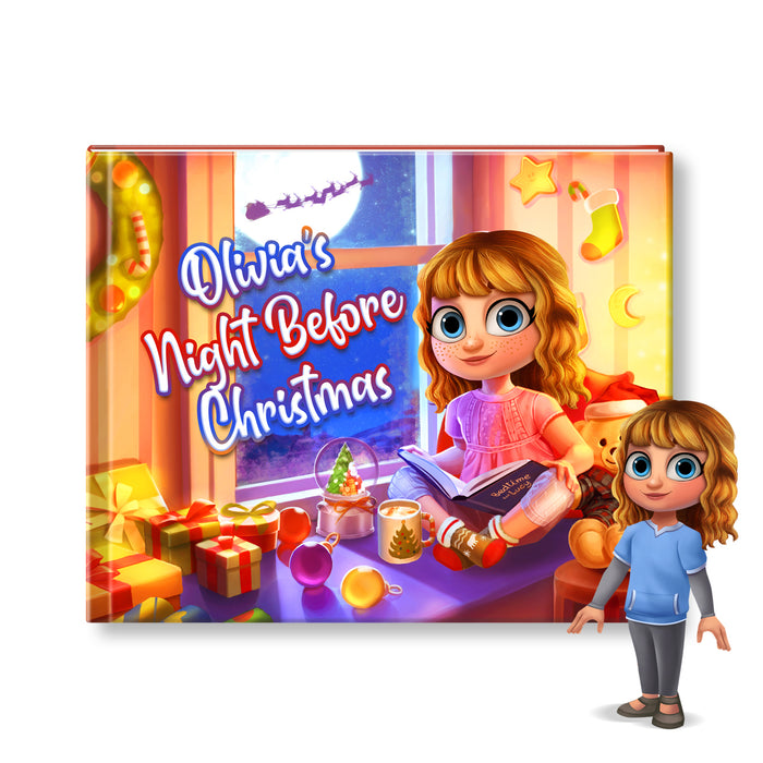 Personalised The Night Before Christmas Story Book