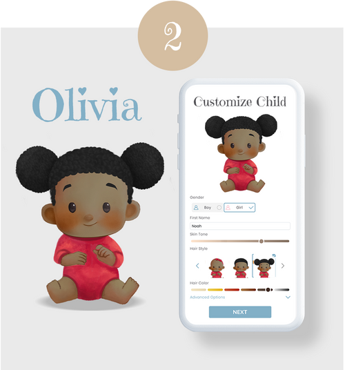 Step 2 add name and custom features