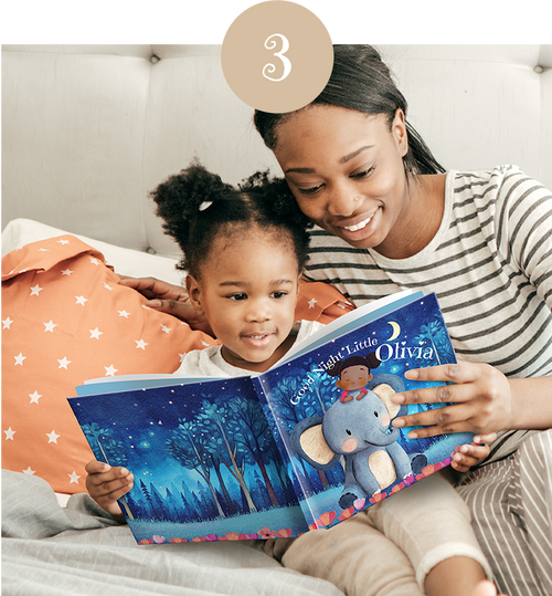 Step 3 place order and read story with loved one