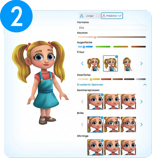 Step 2 add name and custom features