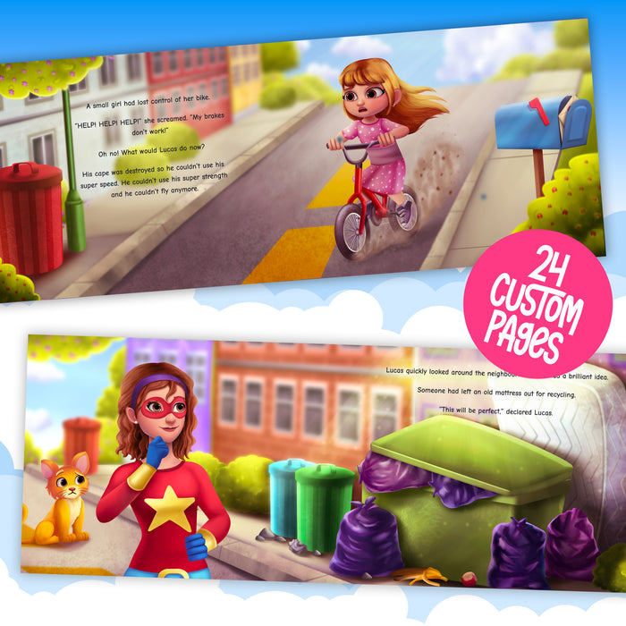 Mum is the Super Hero Personalised Story Book