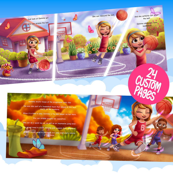 Basketball Star Personalised Story Book