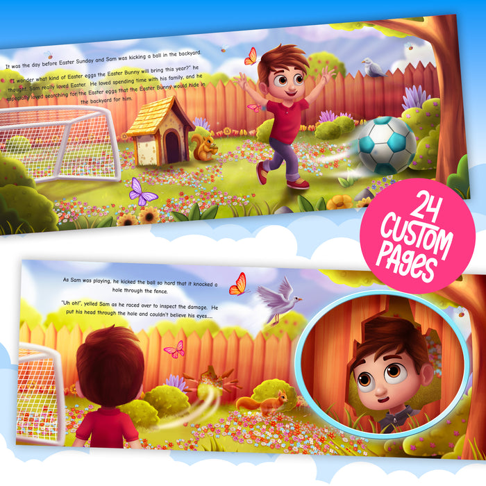 Magical Easter Custom story book allows 24 custom pages