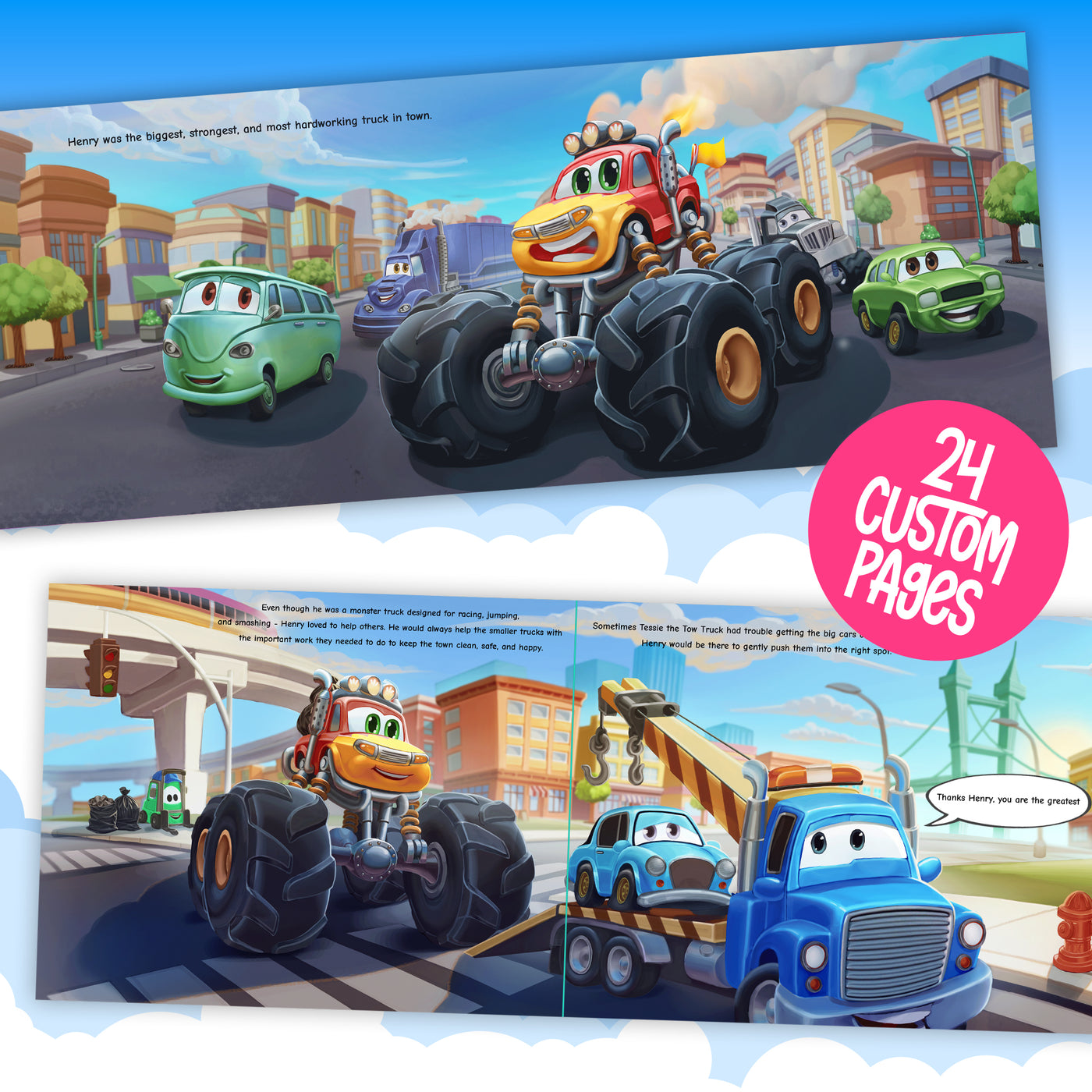 Personalized monster truck children's book | Monster Truck Book — Story Bug