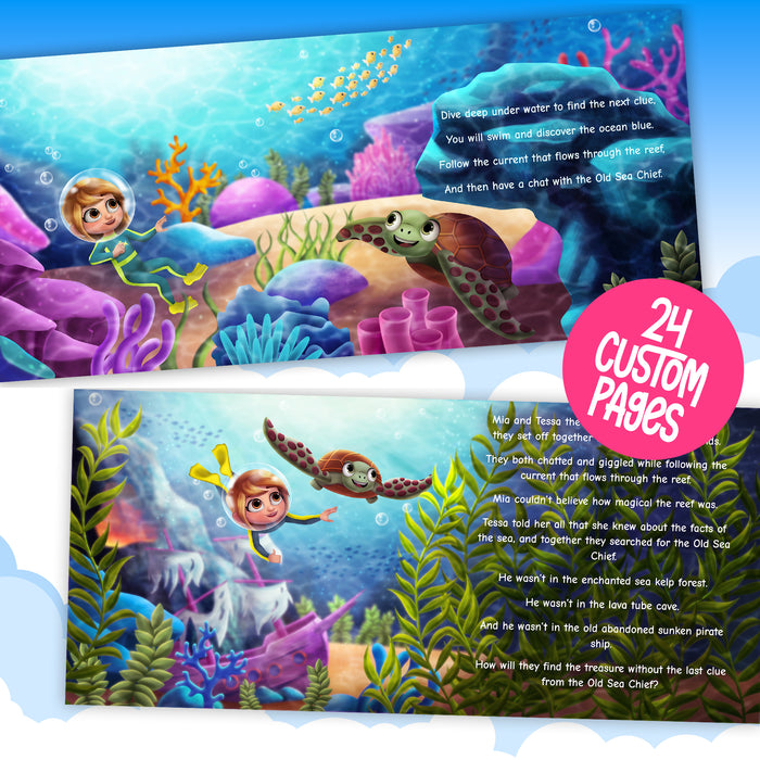 Magical Underwater Adventure Personalised Children's Story book