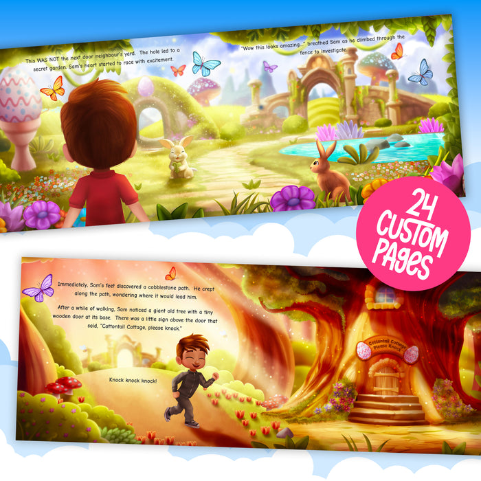 Magical Easter Custom story book inside book preview
