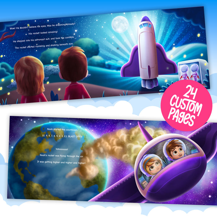 Space Tour Personalised Story Book