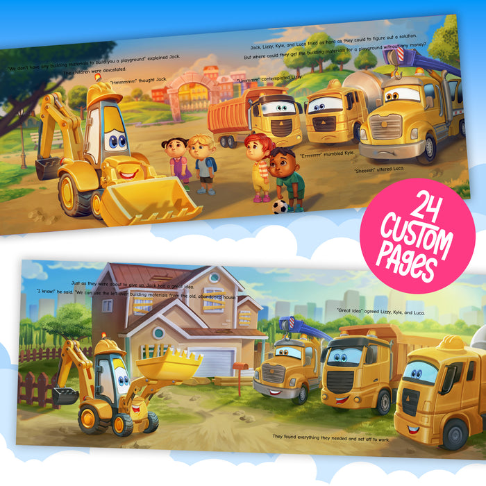 The Little Digger Personalised Story Book