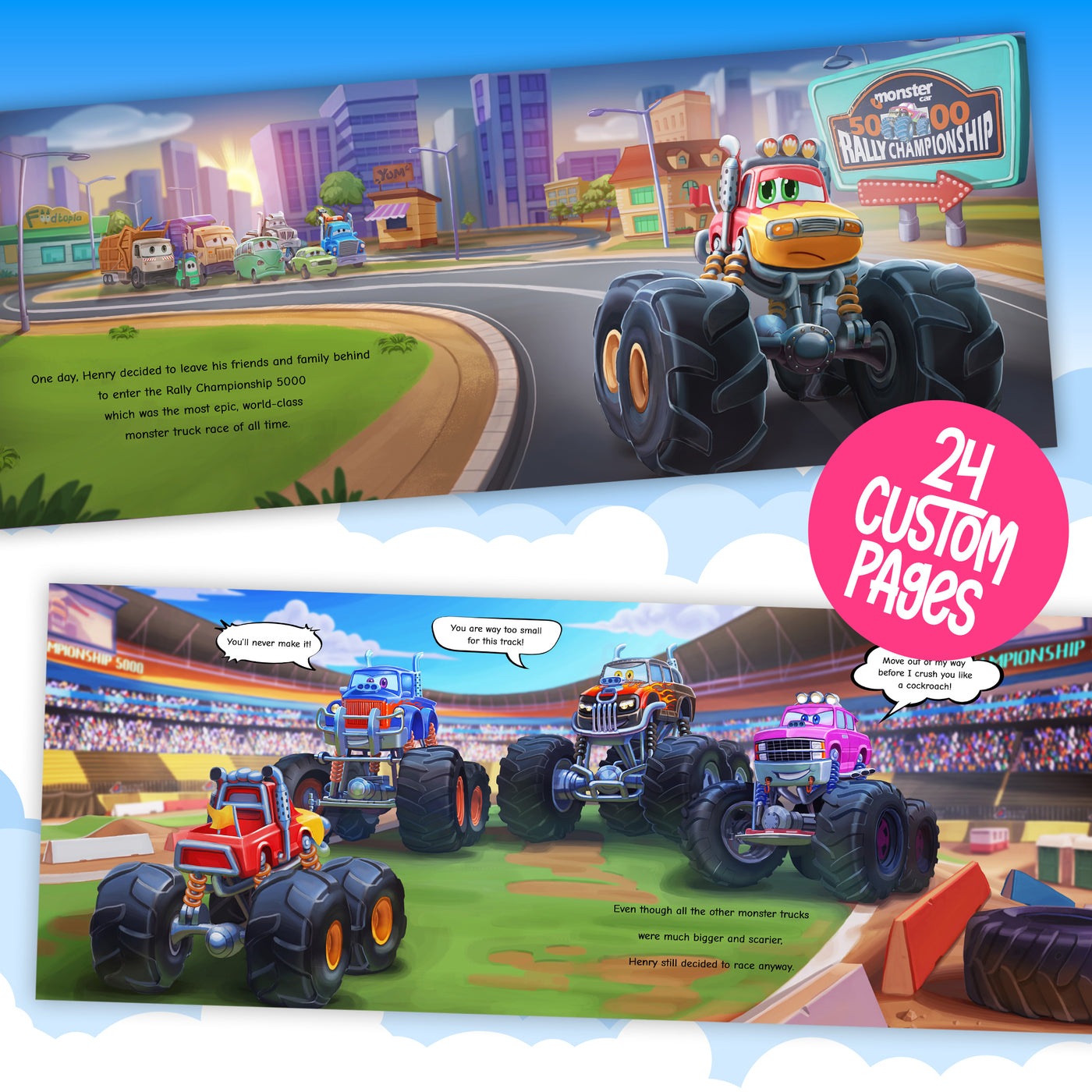 Personalized monster truck children's book | Monster Truck Book — Story Bug
