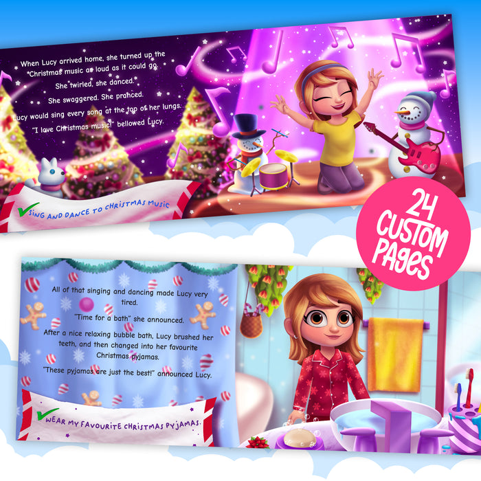 Personalised The Night Before Christmas Story Book