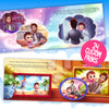 Internal page example of custom first Fathers day book family pictures and memories