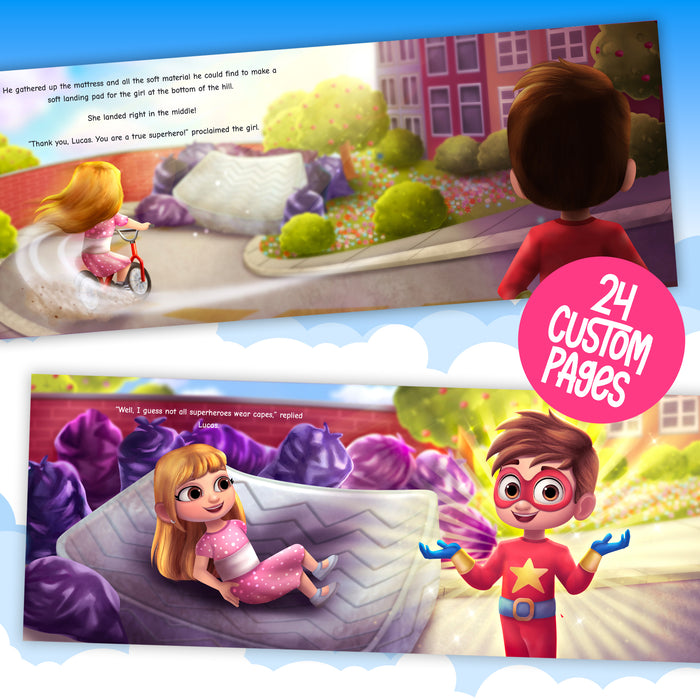 Super Hero Personalized Story Book