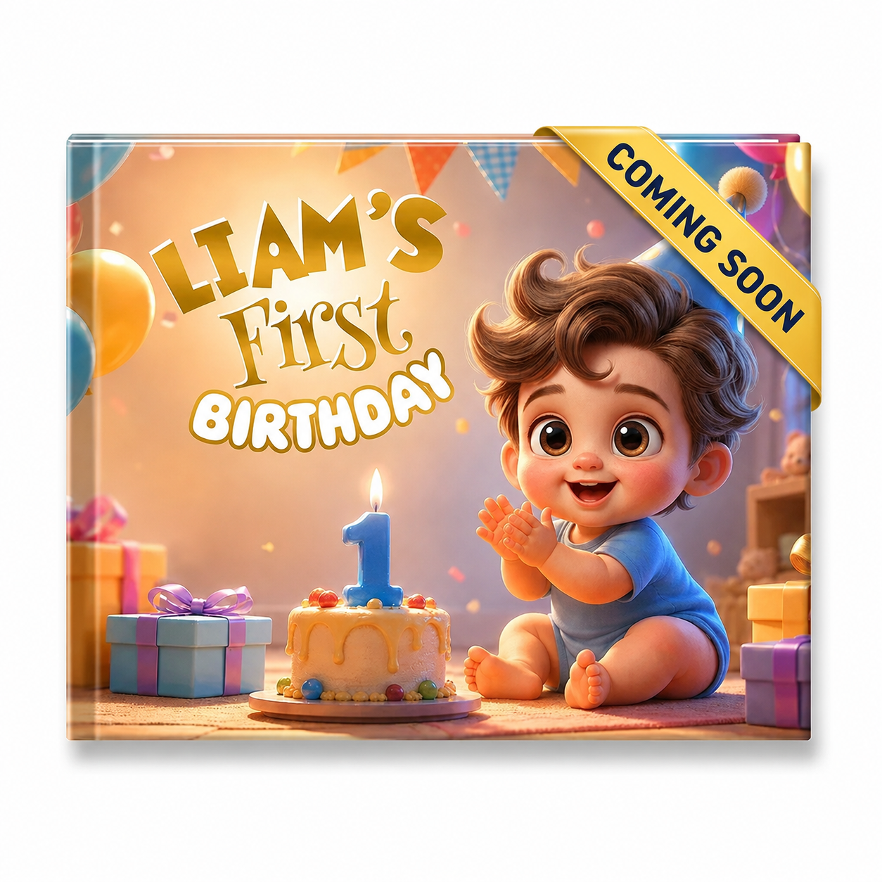 First Birthday Personalized Story Book