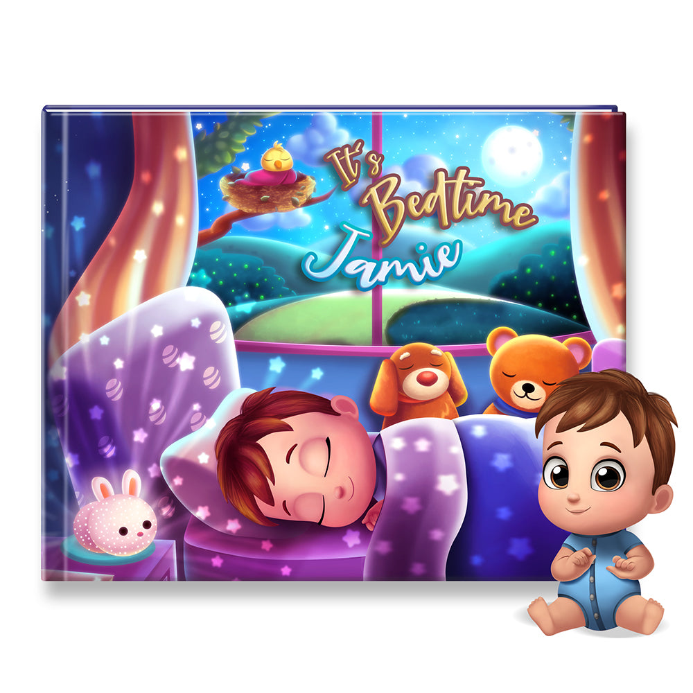 It's Bedtime Personalized Baby Book