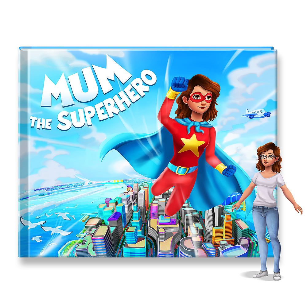Mama ist die Superheldin – Personalisiertes Bilderbuch 