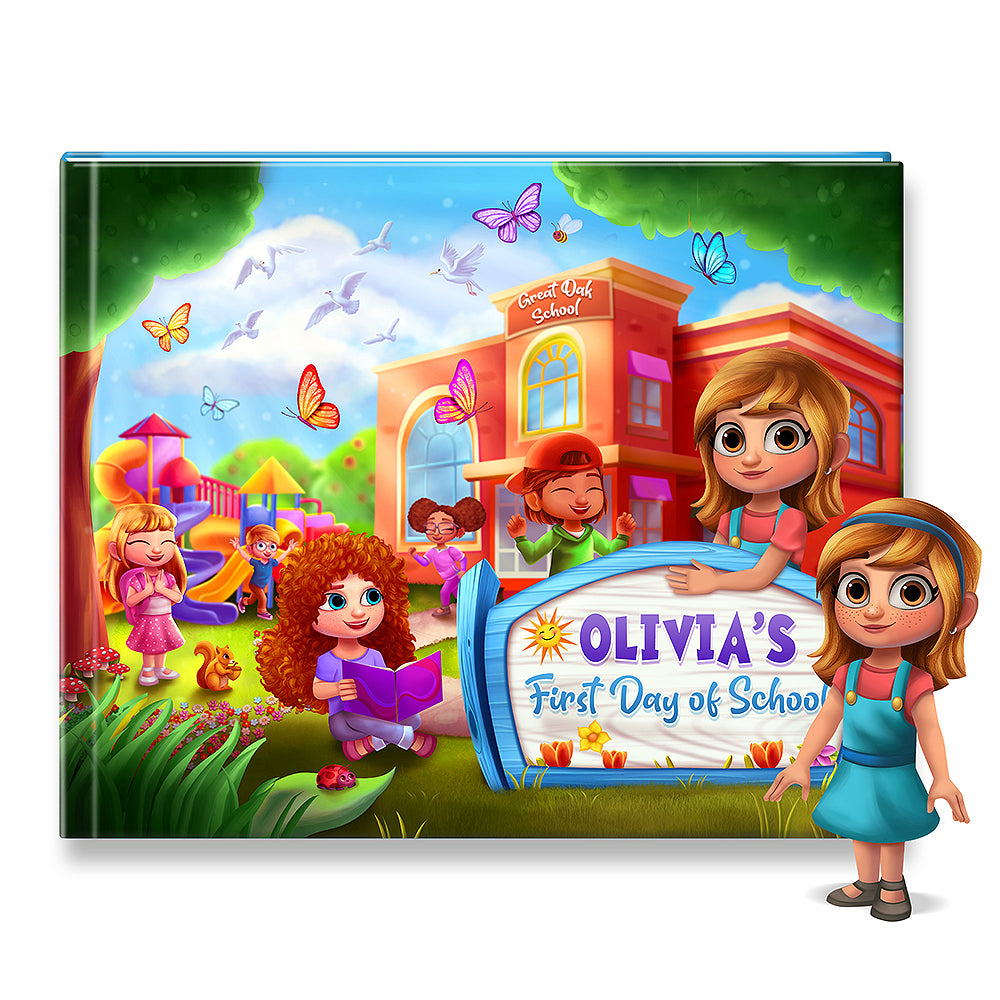 First Day of School Personalized Story Book