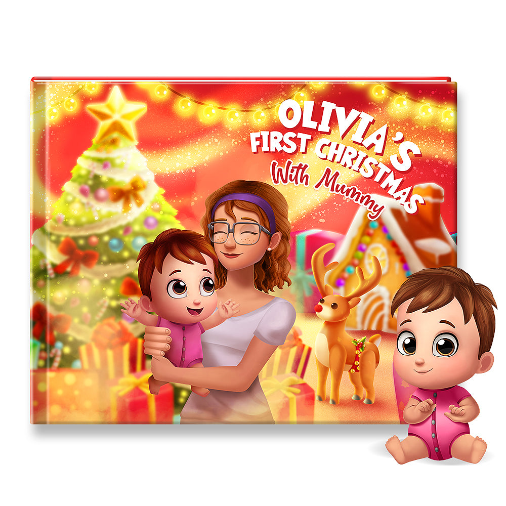Das erste Weihnachtsfest für Mama und Baby – personalisiertes Bilderbuch 